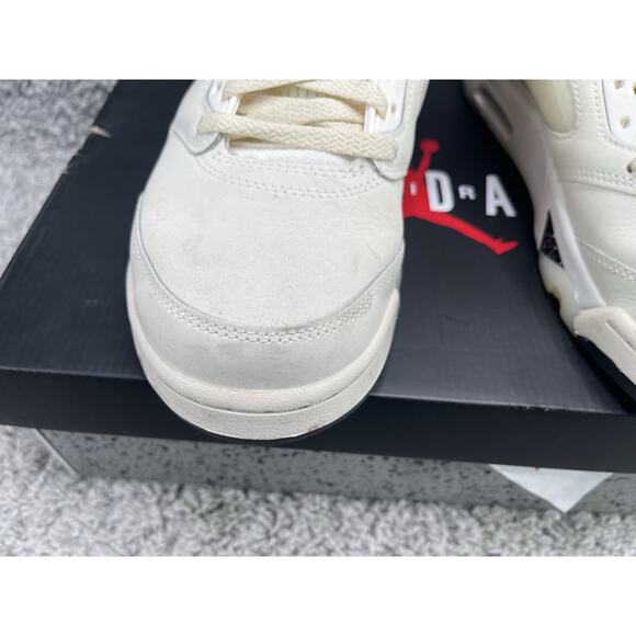 Air Jordan 5 Retro De Gs Orewood Off White Size 9.5 Preowned In Box - Picture 4 of 10